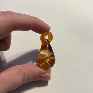handmade glass pendant